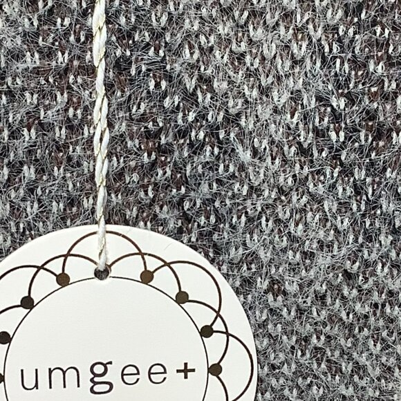 UMGEE-ANIMAL PRINT-FALL SWEATER LEOPARD FUZZY PULLOVER DISTRESSED V-NECK -Large - Picture 6 of 6